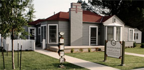 Exterior of the home