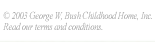 George W. Bush Childhood Home, Disclaimer