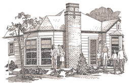 George W. Bush Childhood Home, Sketching